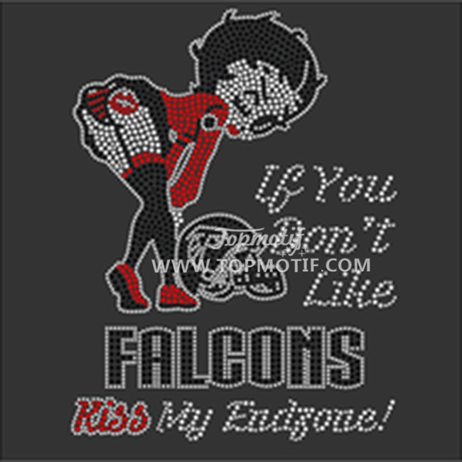 Falcons Rhinestone Templates Free Custom Design Ts Transfer