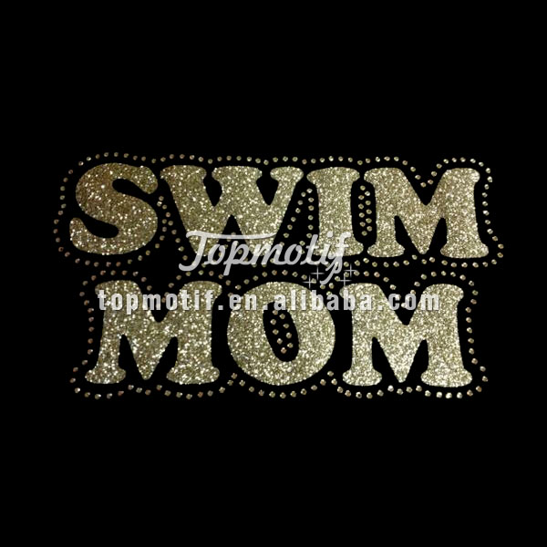 wholesale Rhinestone Swim Mom Glitt …