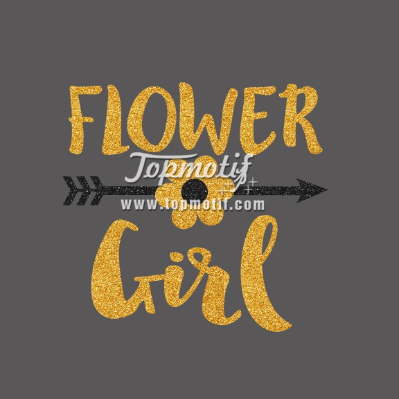 wholesale Flower Girl Iron On Glitt …