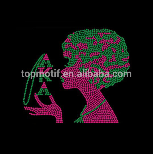 wholesale Aka afro lady pink green  …