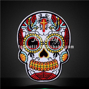 wholesale Skull with Cross Embroide …