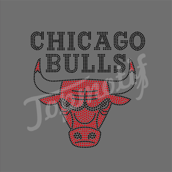 Basketball Chicago Sport Team Rhinestone Transfer Bulls Design