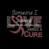 Someone I Love Needs A Cure Cancer Awareness Rhinestone Transfer