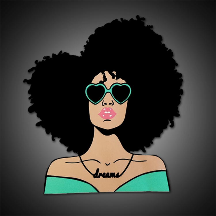 wholesale Custom Afro Girl Motfi Ir …