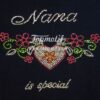 NANA Is Special Heart Love Rhinestone Transfer