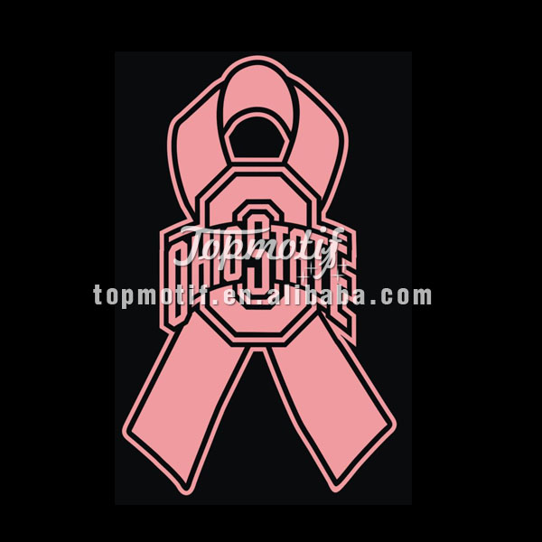 Ohio State Ribbon Cancer Hope High Quality Heat Transfer Vinyl