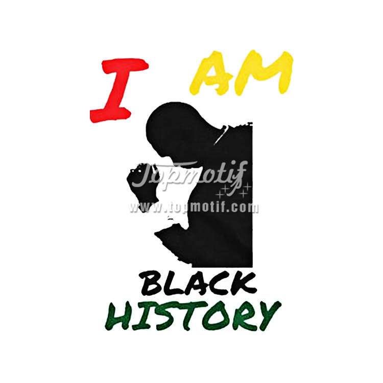 I am black history custom heat transfer vinyl