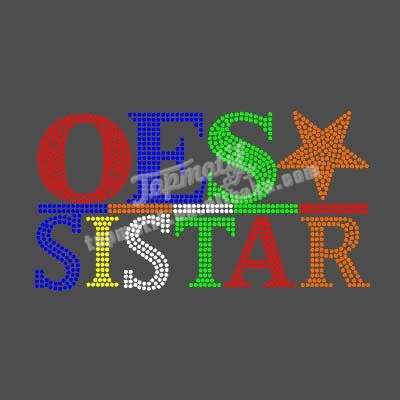 wholesale Strass Motif Eastern Star …
