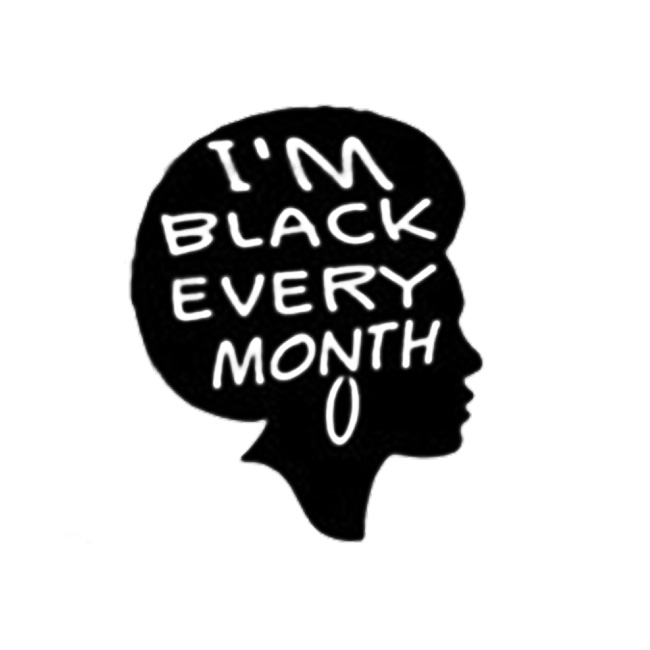 Im Black History Every Month Heat vinyl Transfers iron on letters
