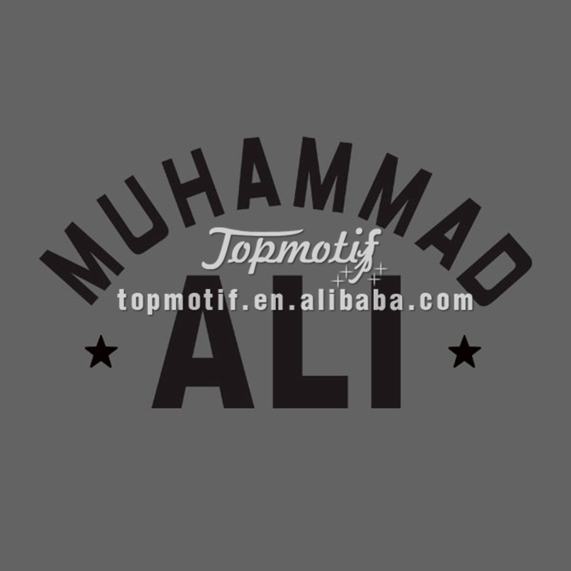 Muhammad Ali Custom PU Vinyl Heat Transfer Iron On