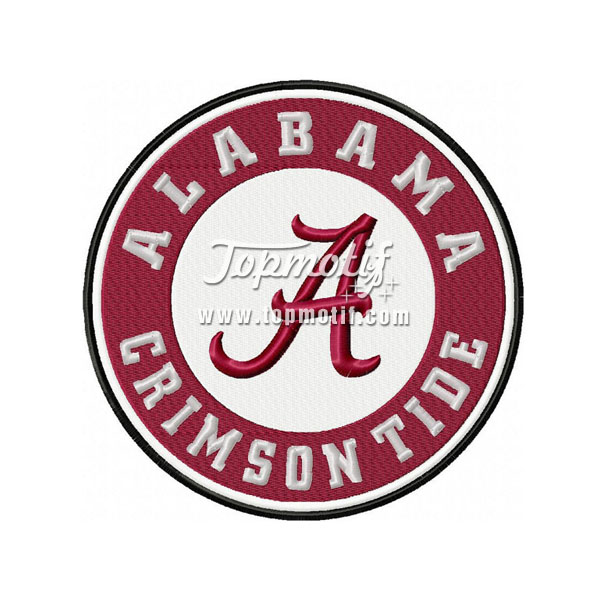 Embroidery Alabama Iron On Patches Wholesale