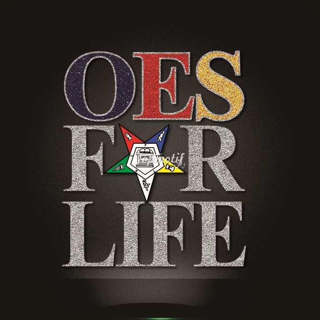 New design OES for life iron on glitter motif …