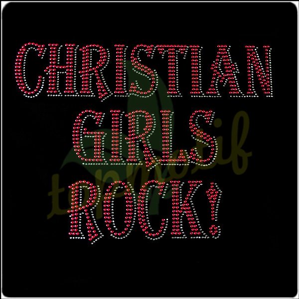 wholesale Red Letters Christian Gir …
