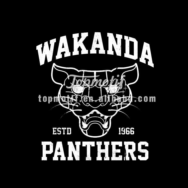 self adhesive vinyl wakanda panthers designs for shirts