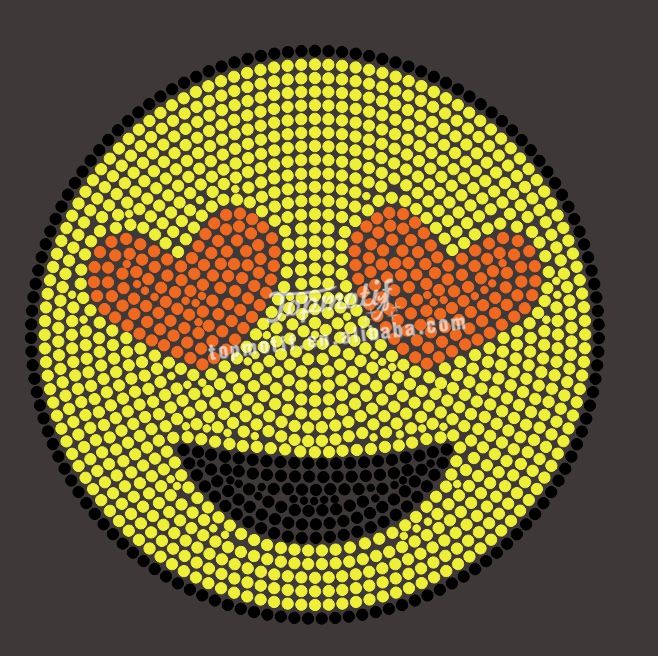 Rhinestone Emoji Custom Bling T-shirt Iron-on Transfer