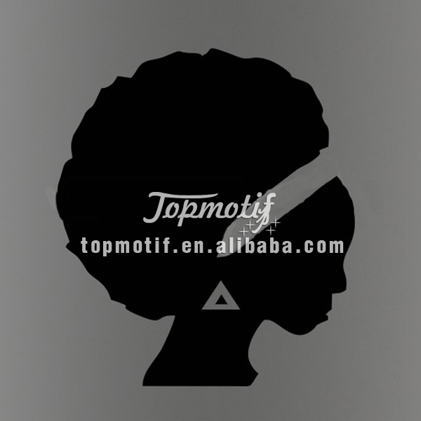 Flatback Vinyl Motif Heat Press Afro Gril Delta Sigma Theta Transfer For Tshirts