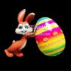 2018 new design Happy Easter heat transfer printing for clothing