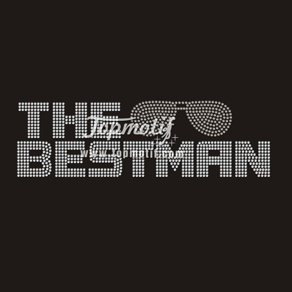 The Bestman Groom Iron On Crystal Transfers For T Shirts