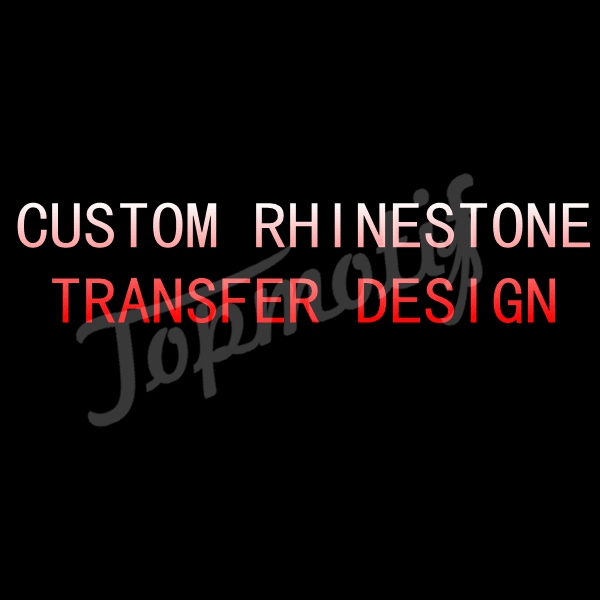 Custom Rhinestone Transfer Design,Heat Transfer Rhinestone Motif,Iron On Strass Motif