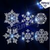 Beautiful Snowflake crystal strass Christmas Rhinestone transfer design