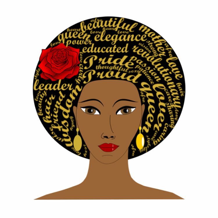 Custom Afro Black Queen Printing Transfer Vinyl for Shirts