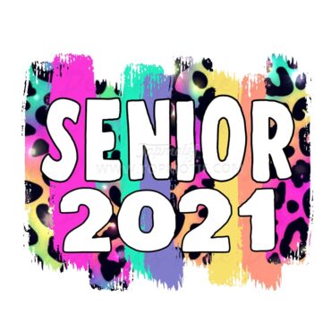 Colorful Senior 2021 Graduation Sea …