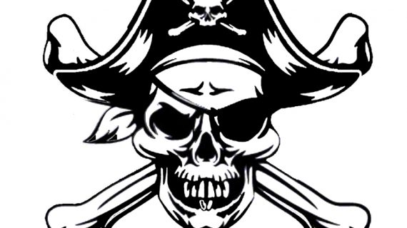 Black Hat Skull Bones Heat Transfer Pattern Hot Fix Sticker Decals Applique For T-shirt Hoodie