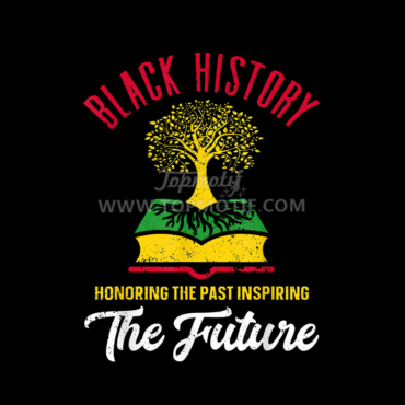 BLACK HISTORY Custom Design Print Transfer Vinyl Iron On T shirt