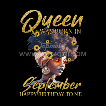 Custom Design September Queen Print Transfer  …