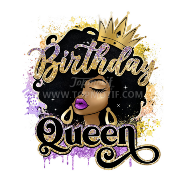 Birthday Queen Custom Design Print  …
