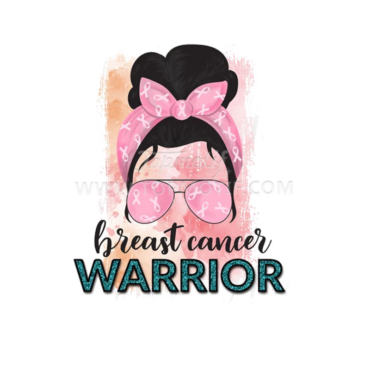 Breast Cancer New Design Custom Transfer Iron On T-shirt