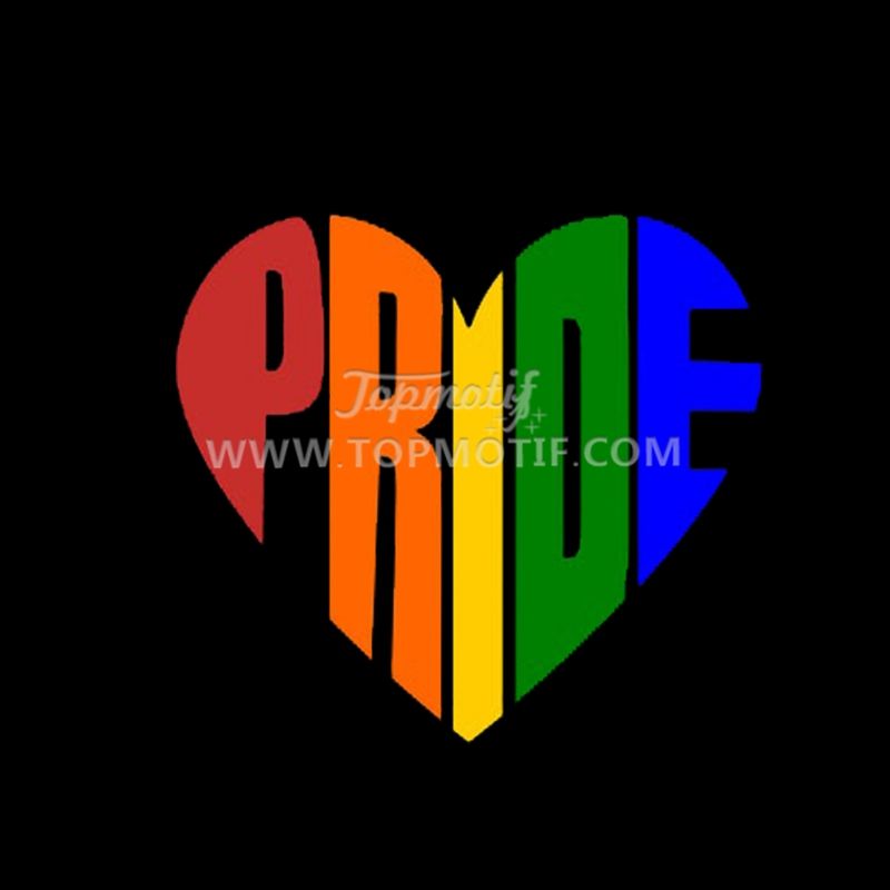 Wholesale pride  heart love vinyl p …